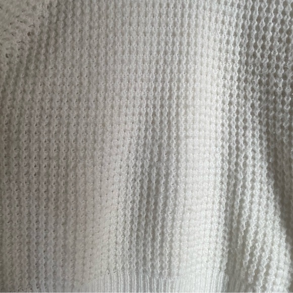 Mango Knitted sweater- white medium - Picture 4 of 8